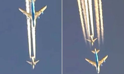 สุดระทึก 2 บินโดยสาร "โบอิ้ง" แข่งซิ่ง-บินสูง เหนือฟ้า 35,000 ฟุต