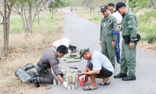 พบระเบิด-กระสุนปืนสงคราม ทิ้งป่าใกล้ที่ประชุม ครม.สัญจรหัวหิน