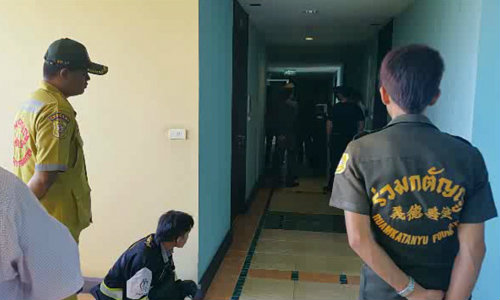 หนุ่มหึงโหดคลั่งแทงตำรวจเจ็บ ลากอดีตเมียไปขัง