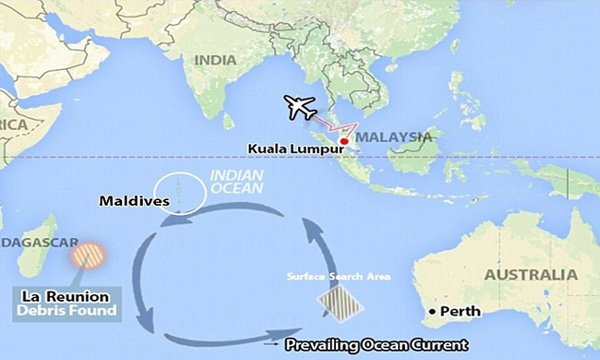 มัลดีฟส์ร่วมหา MH370 หลังมีรายงานพบซากตามเกาะ