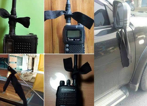 เพจตำรวจไทยผูกริบบิ้นสีดำต้านรับตั๊นเป็นตำรวจ