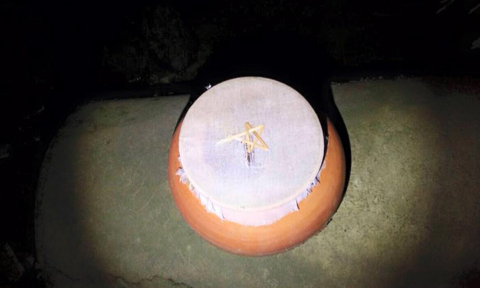 ผวาหม้อถ่วงวิญญาณโผล่หน้าบ้าน ชาวเน็ตเฉลยแค่ใช้ต้มยาจีน