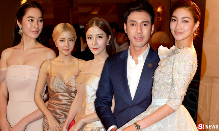 หรูหราสมธีมงาน เหล่าคนดังแห่ร่วมยินดีงานแต่ง เบเบ้-บูม