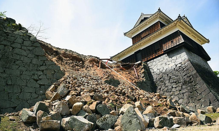 ลำดับเหตุการณ์เหตุแผ่นดินไหวคุมะโมโตะ ญี่ปุ่น