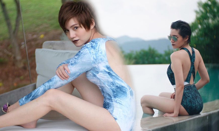 จ๊ะ จิตตาภา นานๆ โชว์ที เซ็กซี่ริมสระว่ายน้ำ