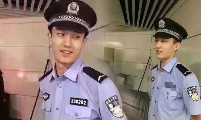 ตำรวจหนุ่มเมืองจีน หล่อจนชาวเน็ตยกให้เป็นสมบัติของชาติ