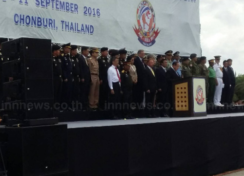 ประวิตรปธ.พิธีเปิดการฝึกด้านแพทย์ทหาร