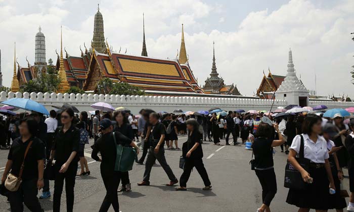 สำนักพระราชวังเปิดให้ ประชาชนลงนามถวายความอาลัย