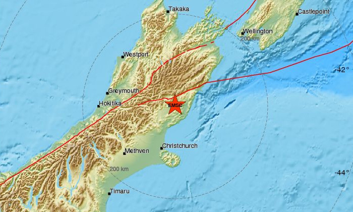 นิวซีแลนด์ แผ่นดินไหว 7.9 ประกาศเตือนสึนามิ