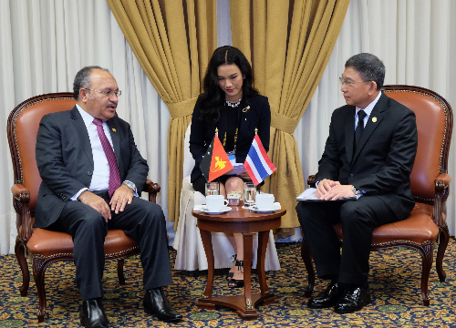 ประจินพบนายกฯปาปัวนิวกินีหารือข้อราชการ