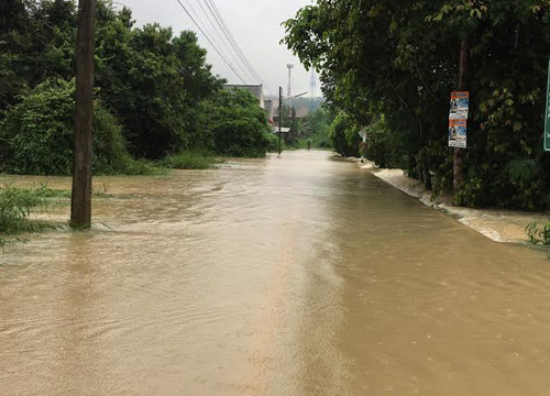 สงขลาน้ำท่วมฉับพลันอ.นาหม่อมฝนสะสมมากสุด