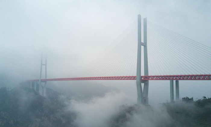 จีนเปิดใช้สะพานสูงที่สุดในโลก "เป่ยผานเจียง"