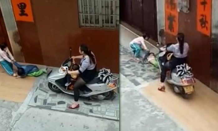 ชาวเน็ตเดือด! หญิงจีนตั้งใจขับรถขับทับขาเด็ก? ตำรวจยังไร้ข้อสรุป