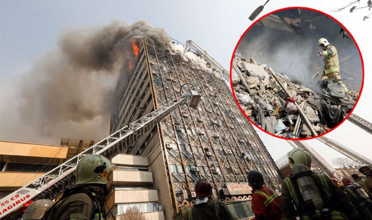 สุดช็อก ตึก Plasco เก่าแก่ในอิหร่านพังถล่มหลังเกิดเหตุเพลิงไหม้