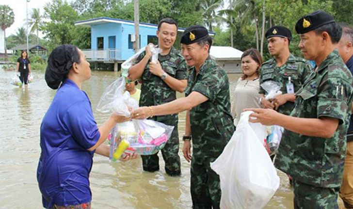 มทภ.4สั่งช่วยน้ำท่วมเร่งสำรวจความเสียหาย