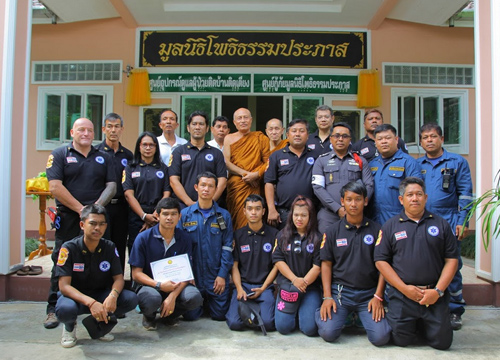 วัดประชาสันติเปิดศูนย์อุปกรณ์ดูแลผู้ป่วยติดเตียง
