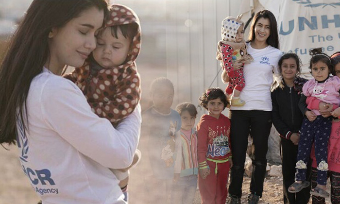 สวย..ใจดีมาก "ปู ไปรยา" ลงพื้นที่สงคราม เยี่ยมผู้ลี้ภัยซีเรีย