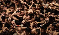 เนืองแน่น! ชายญี่ปุ่นหลายพันคนเข้าร่วมเทศกาลเปลือยกายแย่งไม้ศักดิ์สิทธิ์