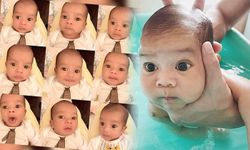 ชมภาพความน่าเอ็นดู "น้องอดัม" ลูกชายนุ๊ก สุทธิดา ตาโตสุดๆ