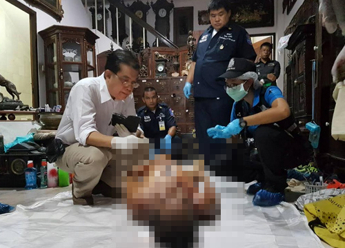 ฆ่ารัดคอมัดมือมัดเท้าแทงพรุนเฒ่าวัย 69ปีดับ