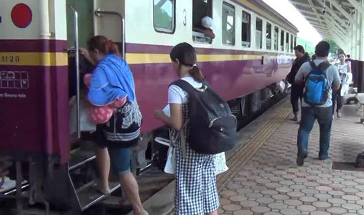 ผู้โดยสารแห่ใช้บริการรถไฟแน่น-สถานีลำปางคึก