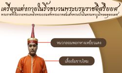 เครื่องสูง ฉัตรทองแผ่ลวด ฉัตรหักทองขวาง