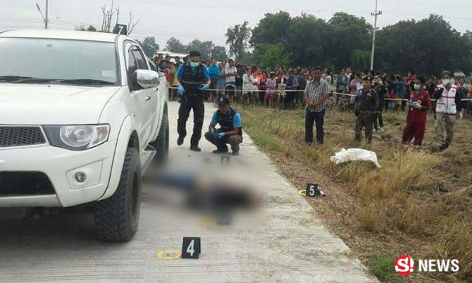 พิษรักขม หนุ่มหึงโหดยิงปลิดชีวิตเมียสาว หนีไปผูกคอตายตาม