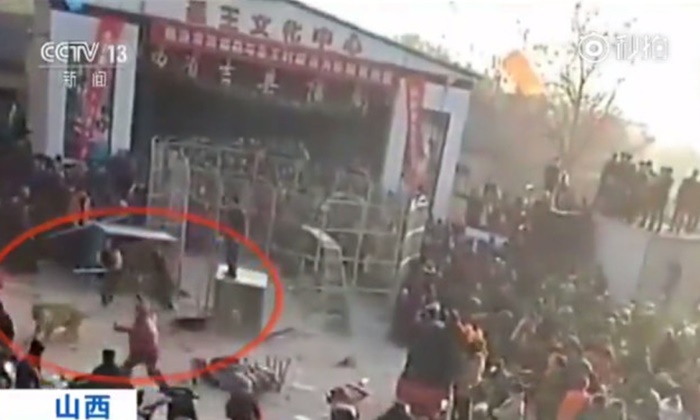 เสือคลั่งหลุดกรงคณะละครสัตว์ วิ่งใส่ฝูงชนที่จีน เด็กเจ็บ 2