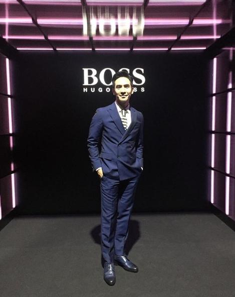 โป๊ป ธนวรรธน์ รับเชิญจากแบรนด์ Hugo Boss 