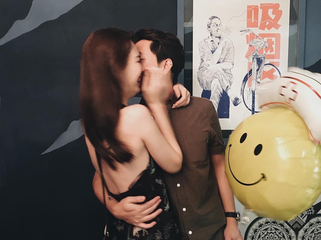 แมท ภีรนีย์ กับแฟน 