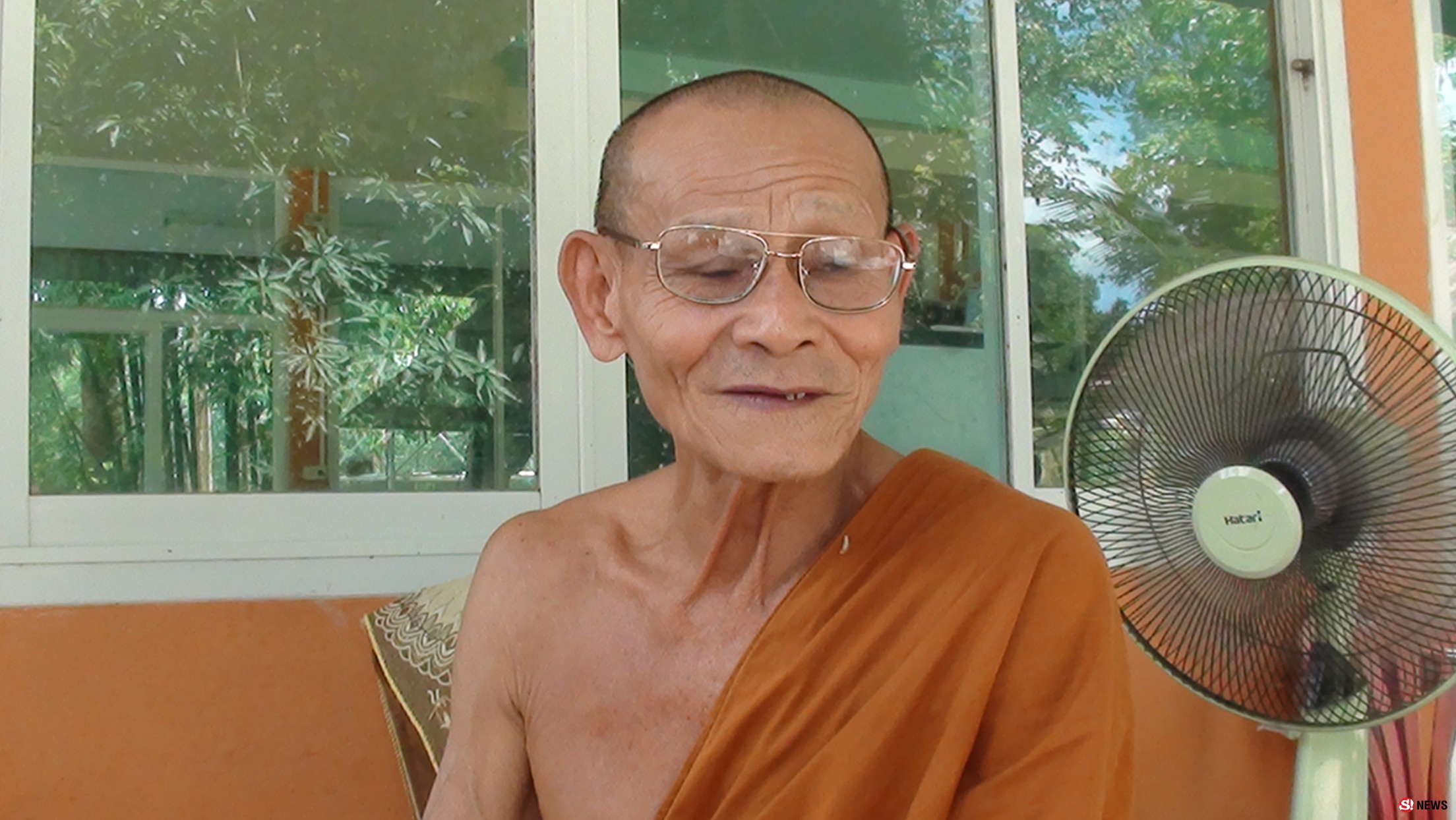 หมูป่าออกมาแล้ว! แต่ตัวนี้อายุ 2 ปี หนัก 130 กก. แถมยังแสนรู้-ชอบกินขนม