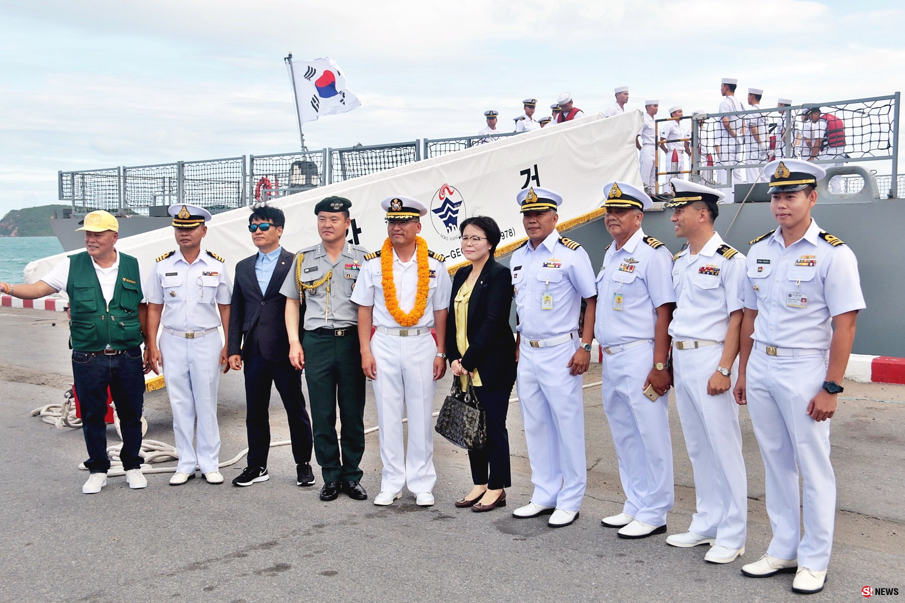 สมุทรานุภาพ! ทัพเรือสัตหีบต้อนรับกองเรือรบเกาหลีใต้ ร่วมฝึกผสม PASSEX ทางทะเล