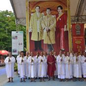 บุญกุศลแผ่ไพศาล อุปสมบทหมู่ 24 รูป อุทิศให้ทีมหมู่ป่า เครื่องบินตก-เรือ นทท.