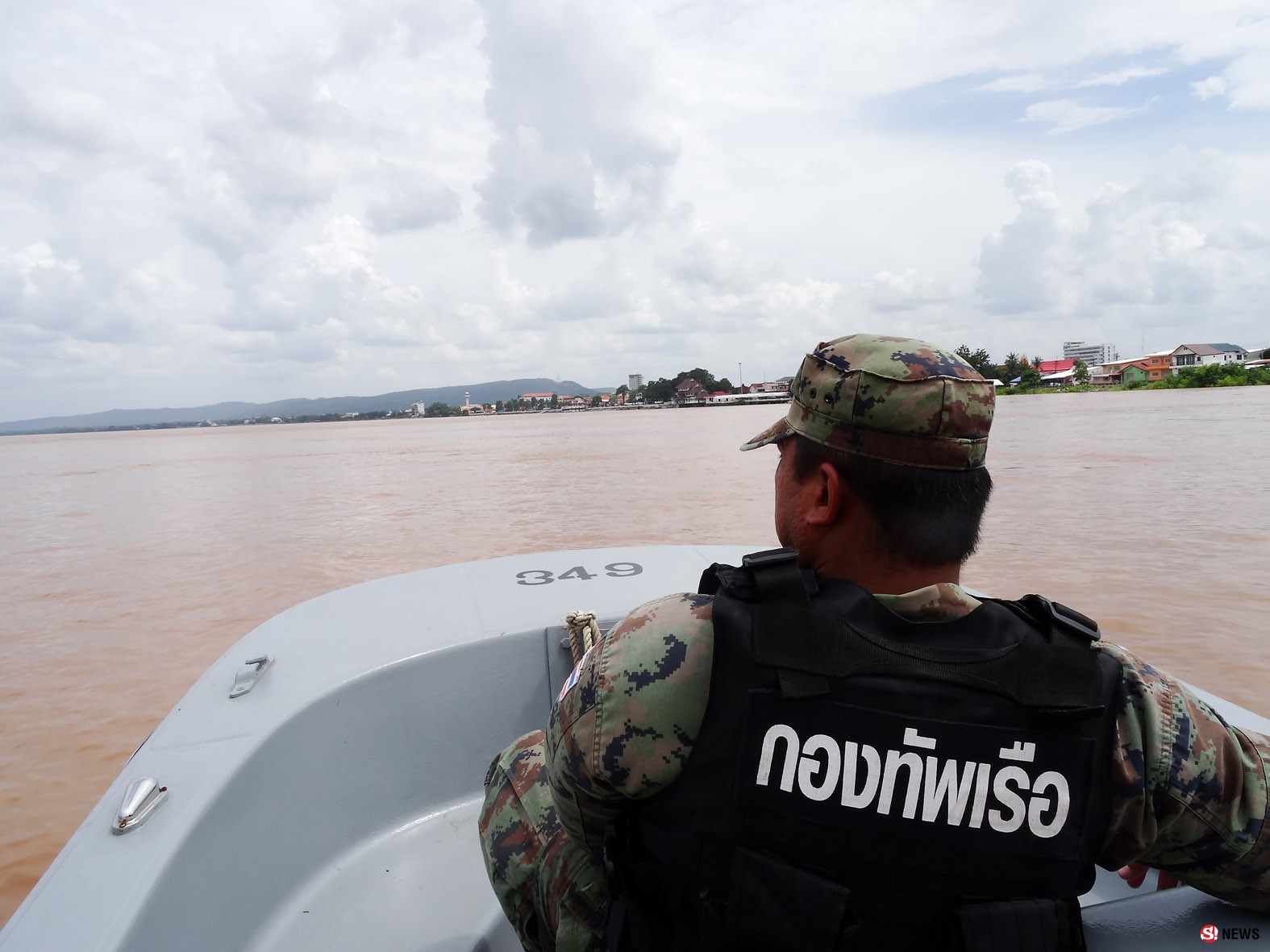 มุกดาหาร ระดับน้ำโขงยังสูง สถานีเรือมุกดาหารเฝ้าระวังติดตามอย่างใกล้ชิด