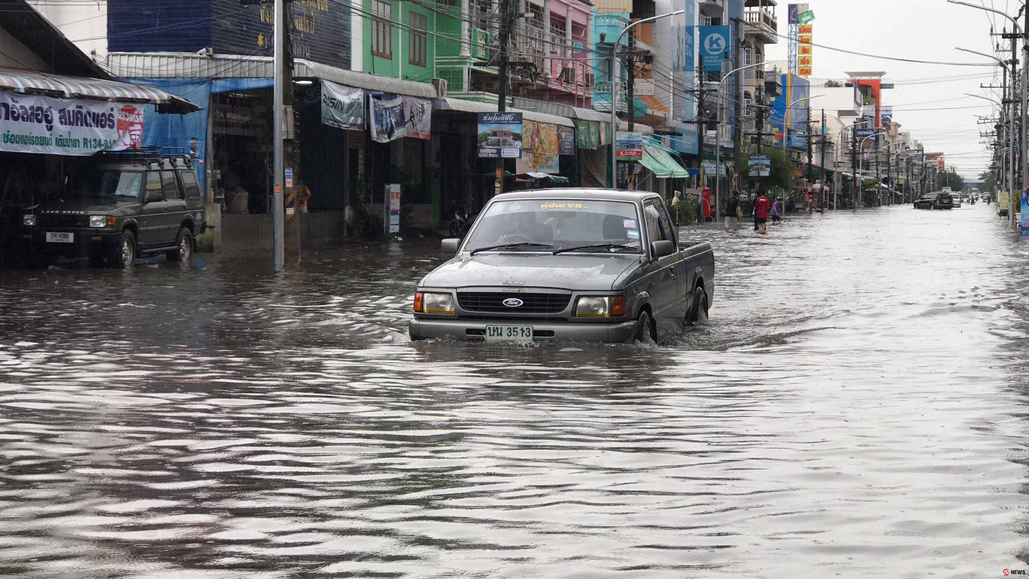 หนองคาย ฝนตกหนักน้ำท่วมฉับพลัน