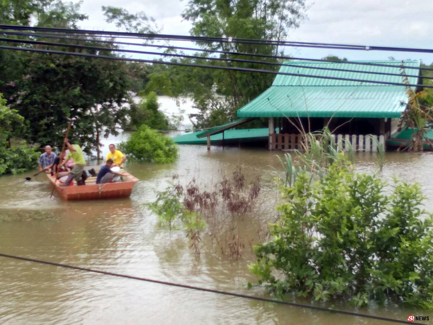 อุบลฯ แม่น้ำโขง !!เริ่มเอ่อล้นท่วมซ้ำ อ.โขงเจียม และชุมชนบ้านโนนนารีอ.เขมราฐ กว่า 20 หลังคาเรือน