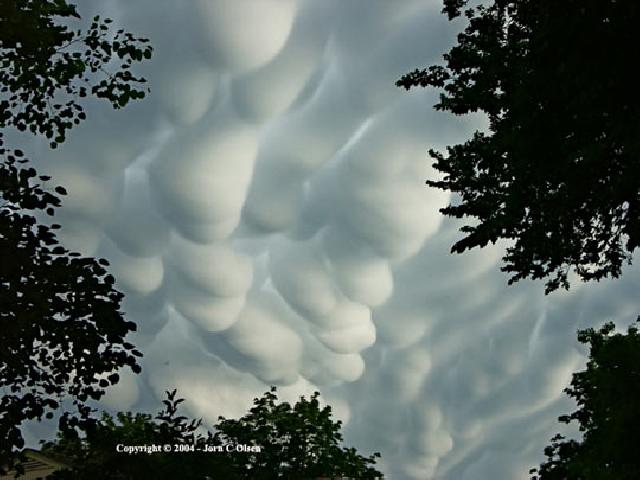 อันดับ 8 Mammatus Clouds