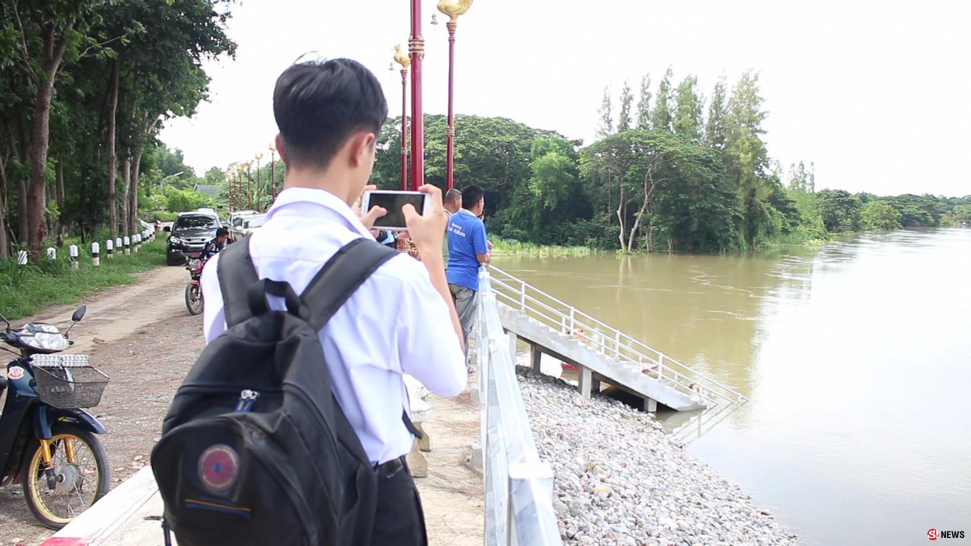 พบแล้ว-ศพชายโดดสะพานบ้านโป่ง แม่ผู้ตายเผยลูกเครียดปัญหาชีวิต