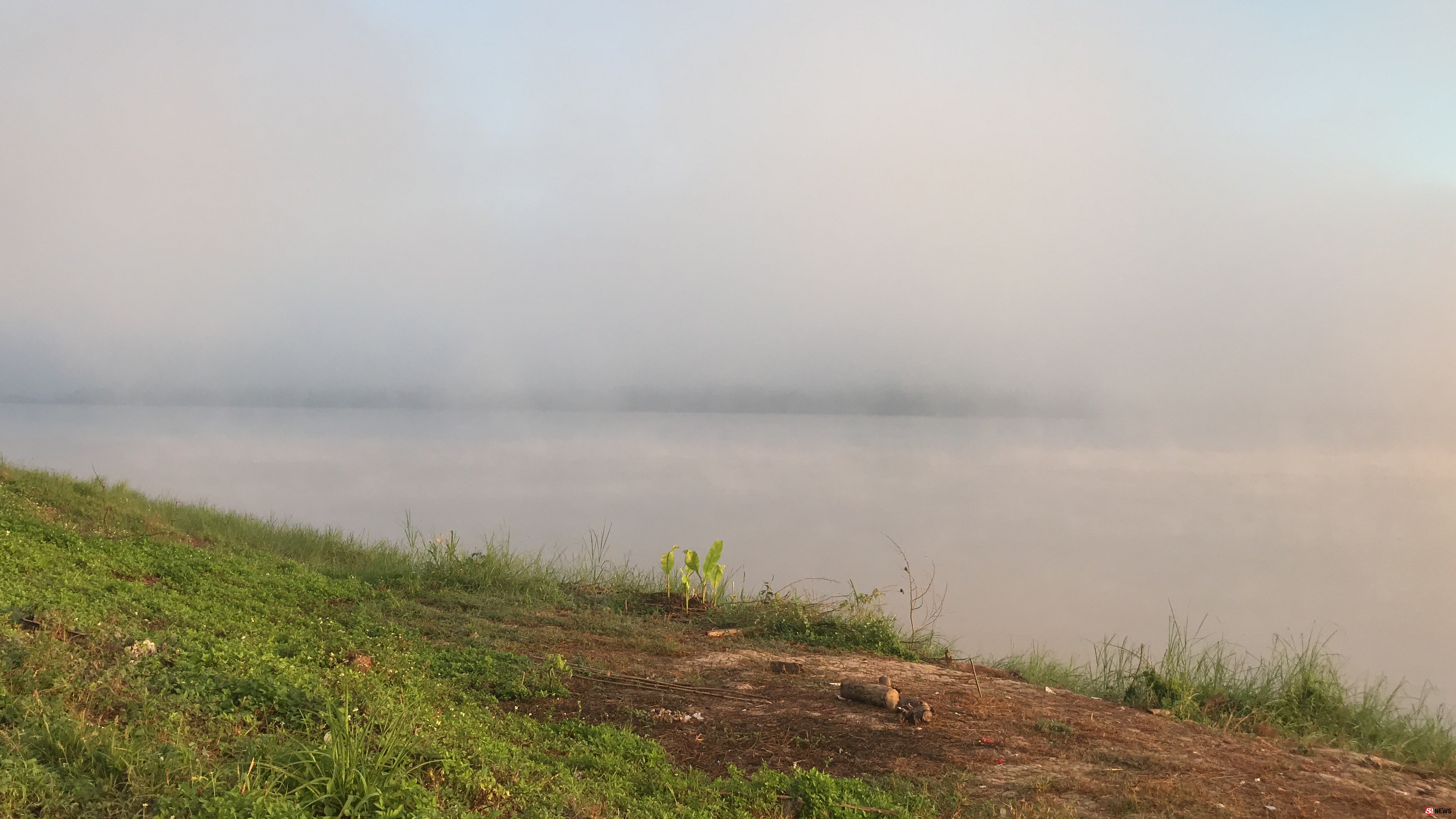 หนองคาย หมอกลงจัดการสัญจรทางบกทางเรือต้องระมัดระวัง