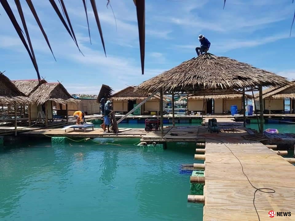 ส่งแรงกระเพื่อมจาก “เกาะจิก” สู่ “บ้านเพ” ชาวบ้านแฉสร้างที่พักกลางทะเล