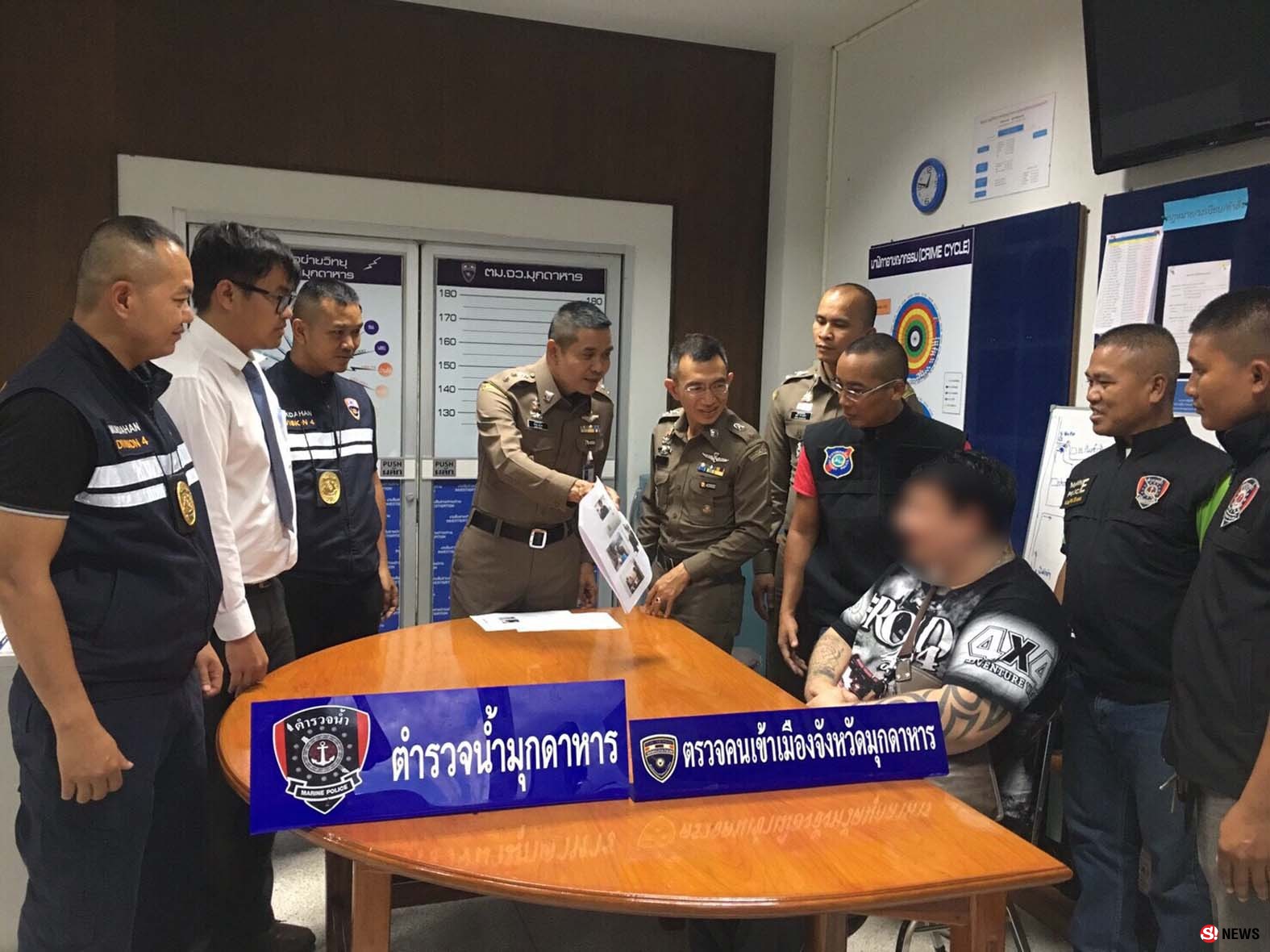 ตม.มุกดาหาร บูรณาการกำลังปิดล้อมจับกุมชาวนอร์เวย์ Overstay 1,009 วัน