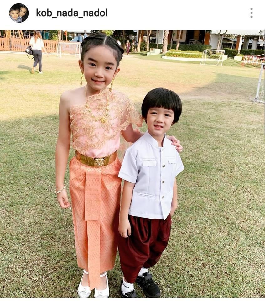 น้องณดา น้องณดล ลูกแม่กบ