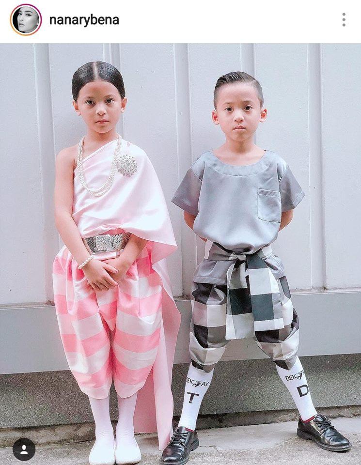น้องบีน่า น้องบรู๊คลิน ลูกแม่นานา