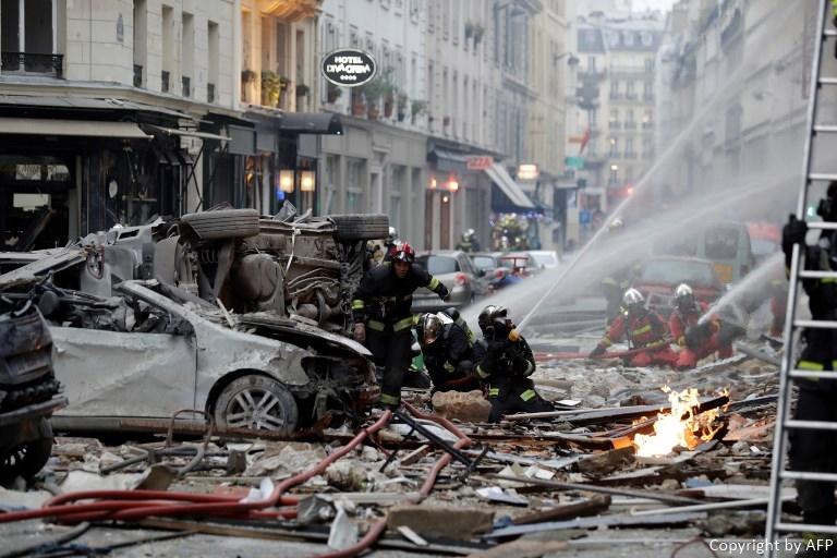 แก๊สรั่วระเบิดที่ปารีส