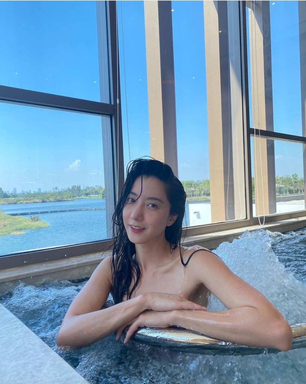 ไอซ์ อภิษฎา ทำใจสั่นอีกแล้ว ลงคลิปแช่น้ำในอ่าง ฟองโฟมฟุ้งแต่ทำลุ้นหนักมาก