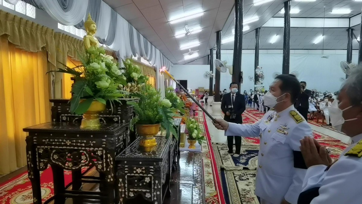 อัญเชิญ น้ำหลวงสรงศพ หลวงพ่อยวง เกจิ ดังเมืองราชบุรี