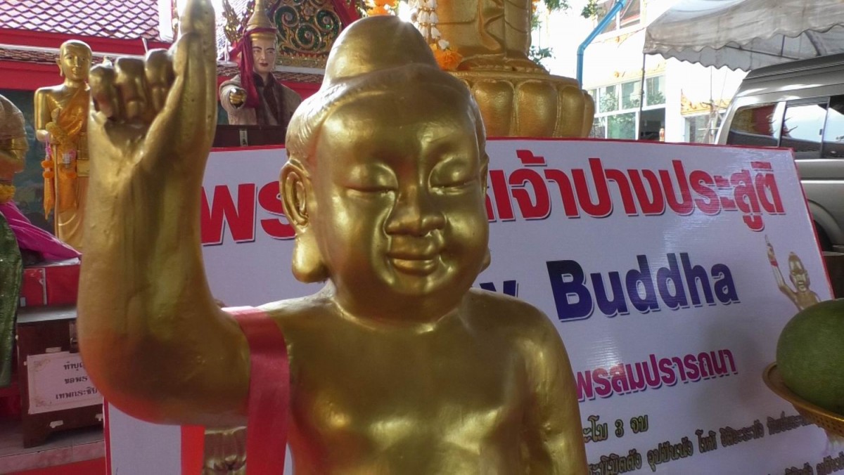 เจ้าของสวนถูกหวย 10 ใบ ขนส้มโอนับร้อยลูก ถวายพระพุทธเจ้าน้อย