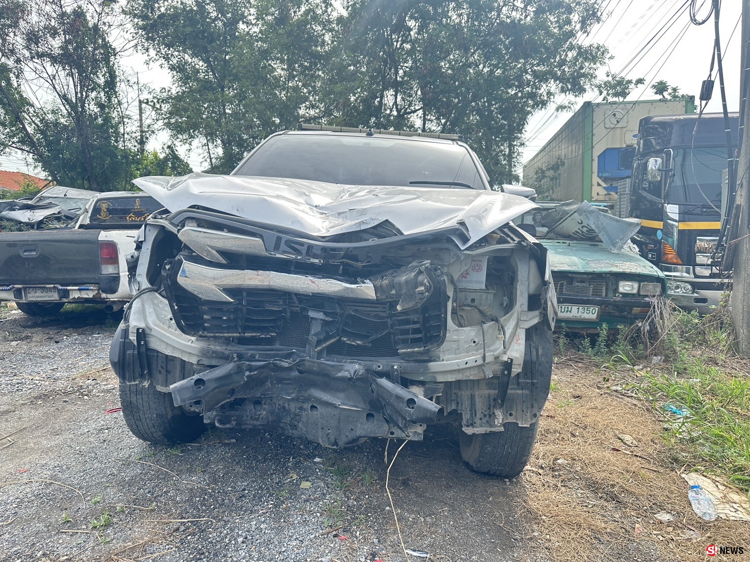 ร.ต.อ.ขับกระบะเสยจักรยานยนต์ 3 คันรวดตาย 2 เจ็บ สาหัส2 วัดแอลกอฮอล์130