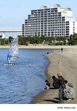 9. หาด "Odaiba" 