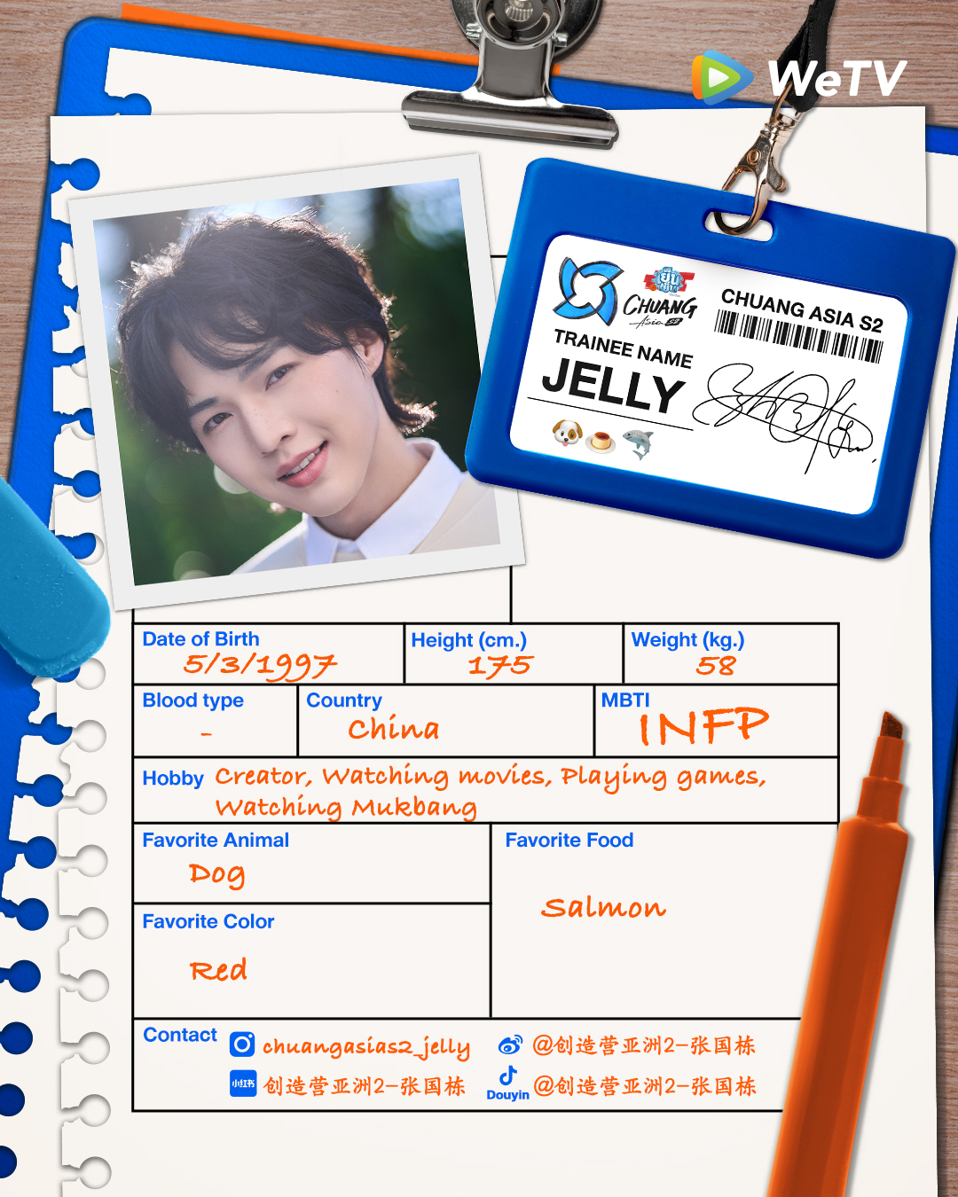 chuang asia S2 ผู้เข้าแข่งขัน